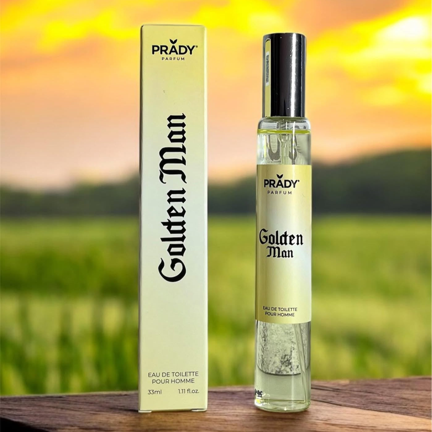 Eau de Toilette Golden Man 33 ml – Prady