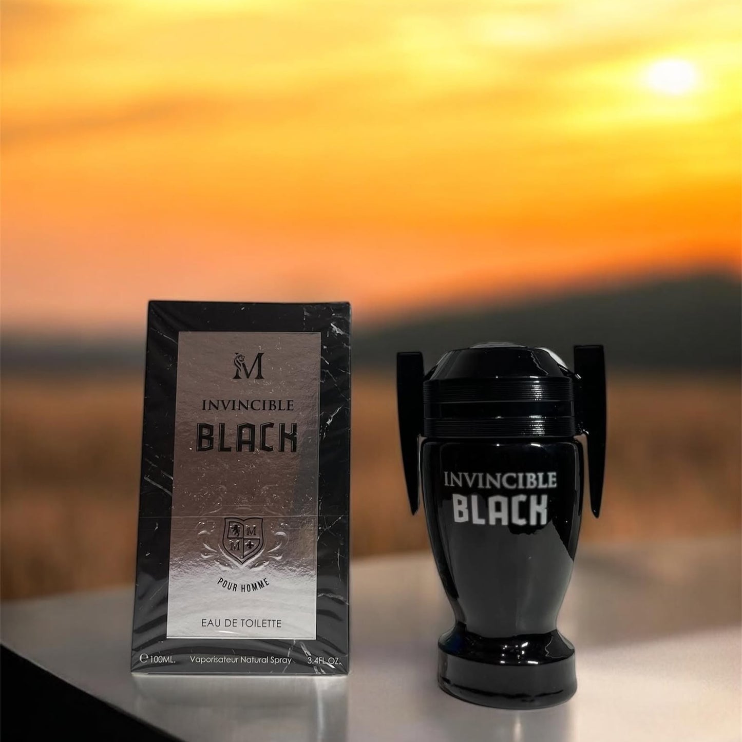 Eau de Toilette Homme Invincible Black 100 ml - Mirage